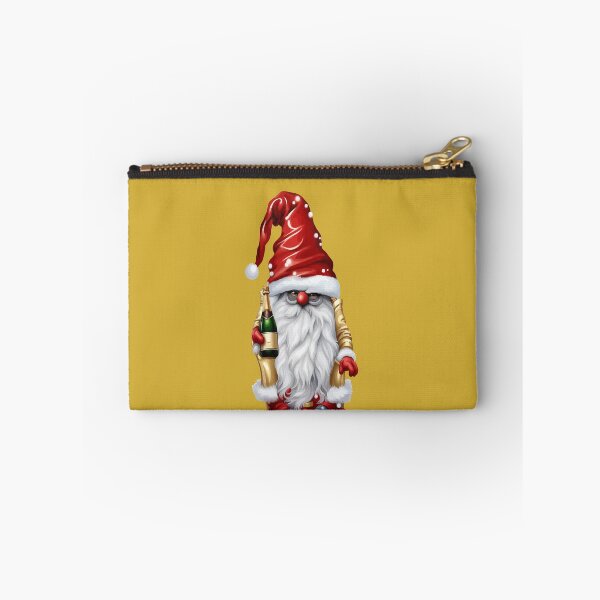 Item preview, Happy New Year Nisse Gnome Gonk Holding A Bottle Of Wine designed and sold by taiche.