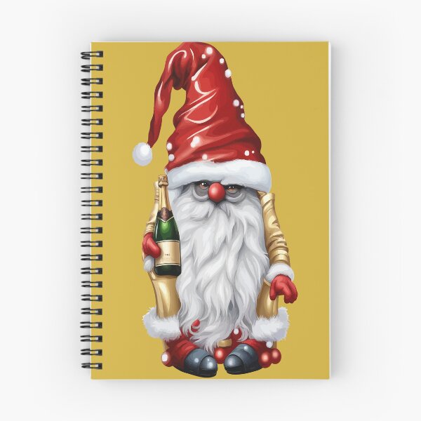 Item preview, Happy New Year Nisse Gnome Gonk Holding A Bottle Of Wine designed and sold by taiche.