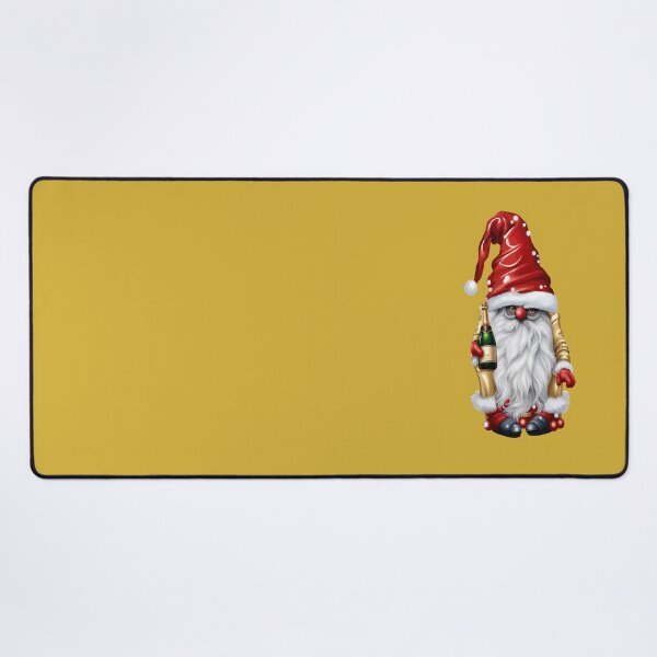 Item preview, Happy New Year Nisse Gnome Gonk Holding A Bottle Of Wine designed and sold by taiche.