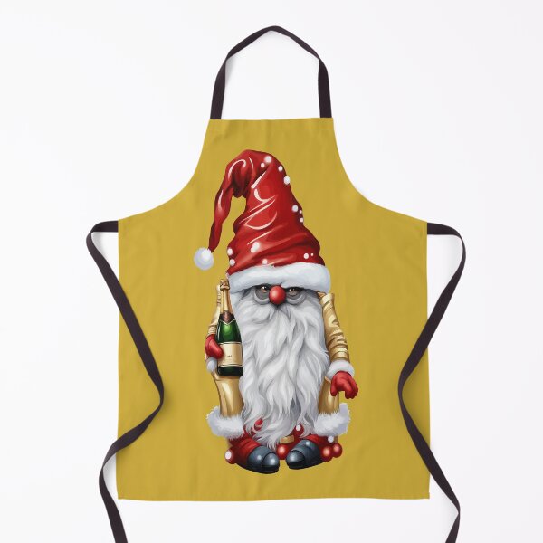 Item preview, Happy New Year Nisse Gnome Gonk Holding A Bottle Of Wine designed and sold by taiche.