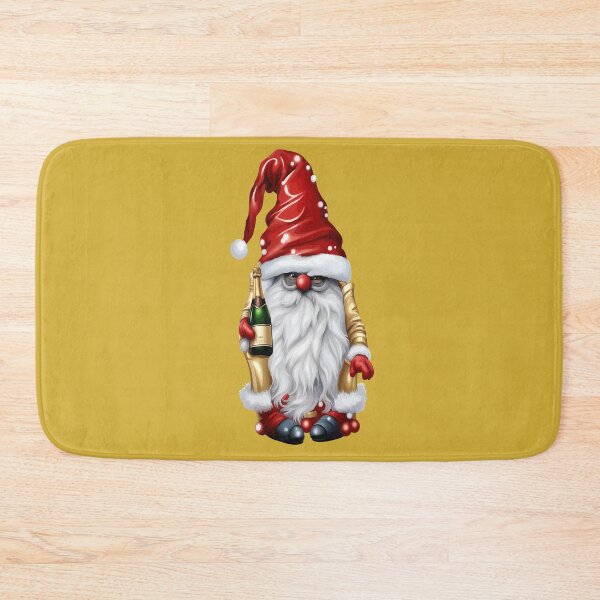 Item preview, Happy New Year Nisse Gnome Gonk Holding A Bottle Of Wine designed and sold by taiche.