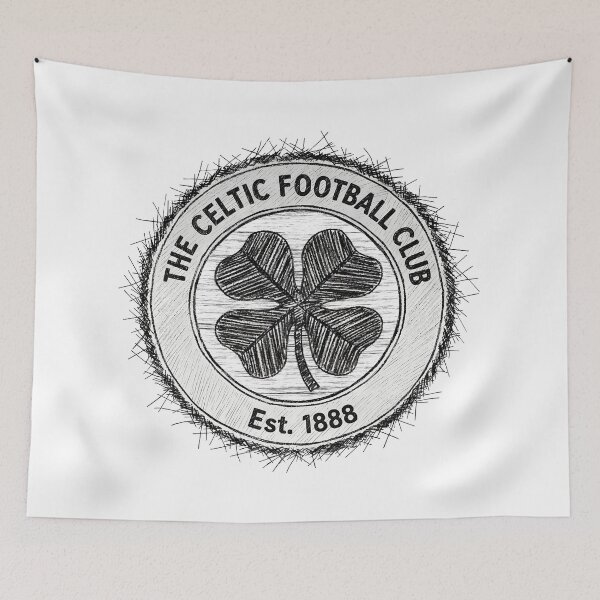 Item preview, Celtic Football Club – Pencil Drawn Crest designed and sold by 133DandC.