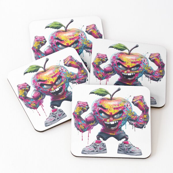 Item preview, Hybrid Apple Beast Graffiti Streetwear T-Shirt Design designed and sold by Imaginarium of Chaos falcon88 .