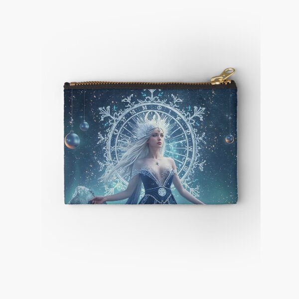 Item preview, Winter Solstice Goddess – Dark Celestial Holiday Fantasy Poster designed and sold by MissSaylor.