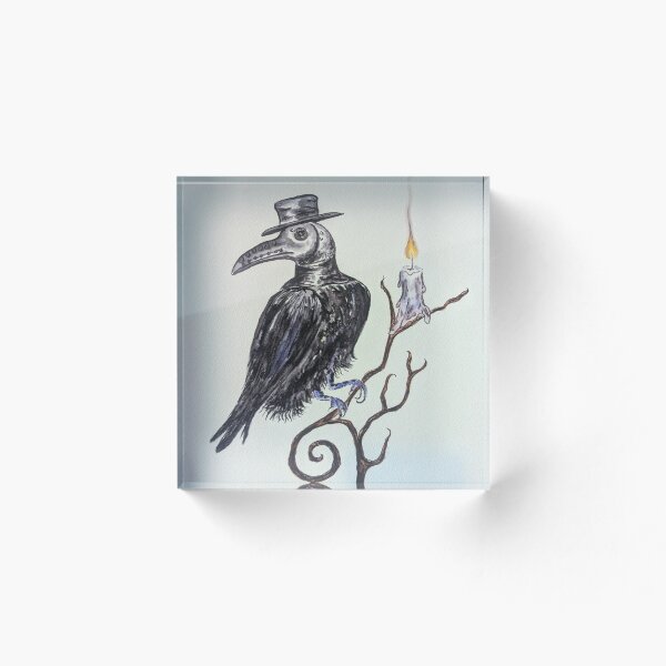 Item preview, Plague Doctor Crow Artwork designed and sold by SomeChicksArt.
