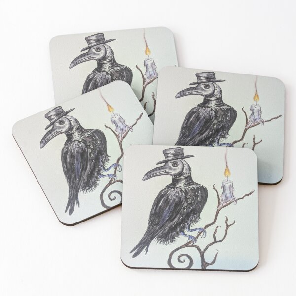 Item preview, Plague Doctor Crow Artwork designed and sold by SomeChicksArt.