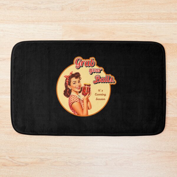 Item preview, Grab Your Balls It’s Canning Season, Pin-Up Girl Retro Canning T-Shirt designed and sold by piboom.