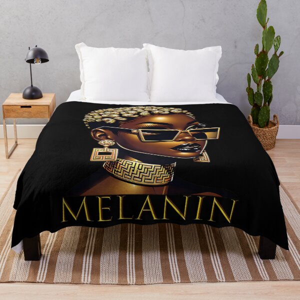 Item preview, Womens Black Gold Queen Melanin Gift designed and sold by mariannilda70.