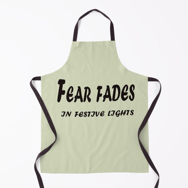 Item preview, Fear Fades in Festive Lights – Holiday Motivation Quote Design designed and sold by ArtNestVerse.
