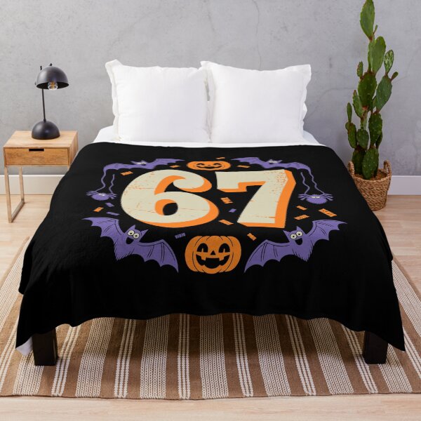 Item preview, Spooky Halloween 67 Craze Pumpkin Bats Spiders Creepy Funny designed and sold by w1ckerman.
