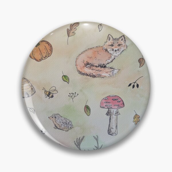 Item preview, Animales y plantas de otoño designed and sold by SomeChicksArt.