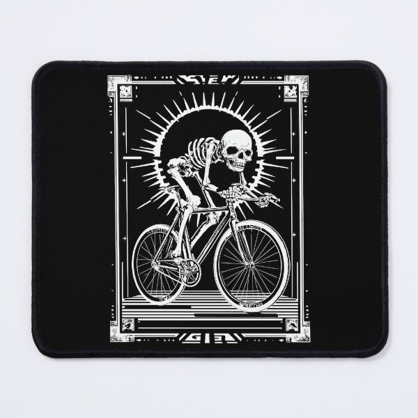 Item preview, RIDE OR BONES – Skeleton on Fixed Gear Bike | Urban Punk Cycling Ar designed and sold by Absyntart.