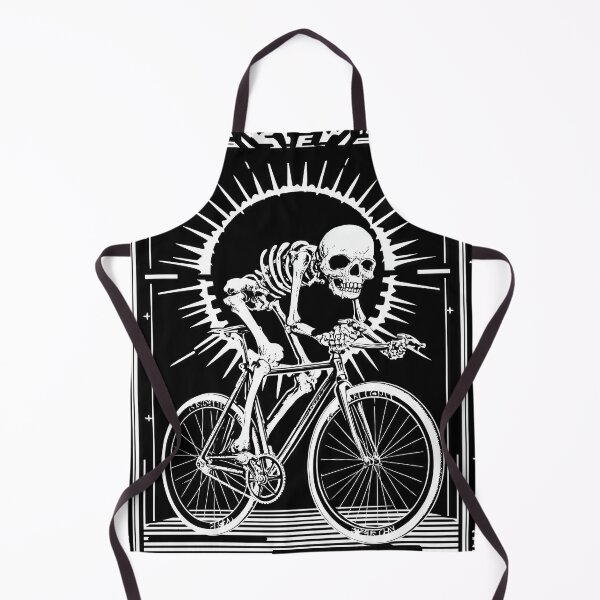 Item preview, RIDE OR BONES – Skeleton on Fixed Gear Bike | Urban Punk Cycling Ar designed and sold by Absyntart.