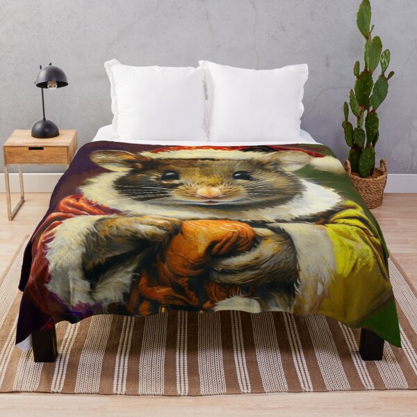 Item preview, Colorful Mouse Santa Portrait | Color Art designed and sold by UnhingedBird.