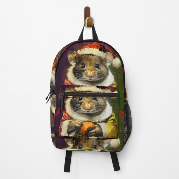 Item preview, Colorful Mouse Santa Portrait | Color Art designed and sold by UnhingedBird.
