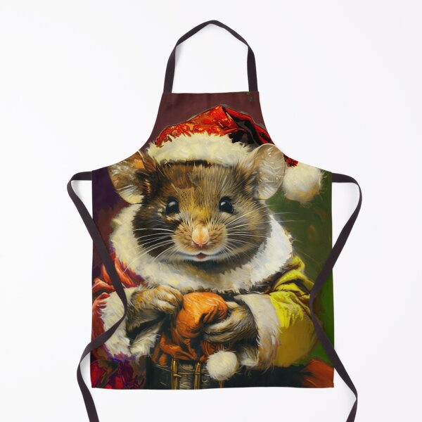 Item preview, Colorful Mouse Santa Portrait | Color Art designed and sold by UnhingedBird.
