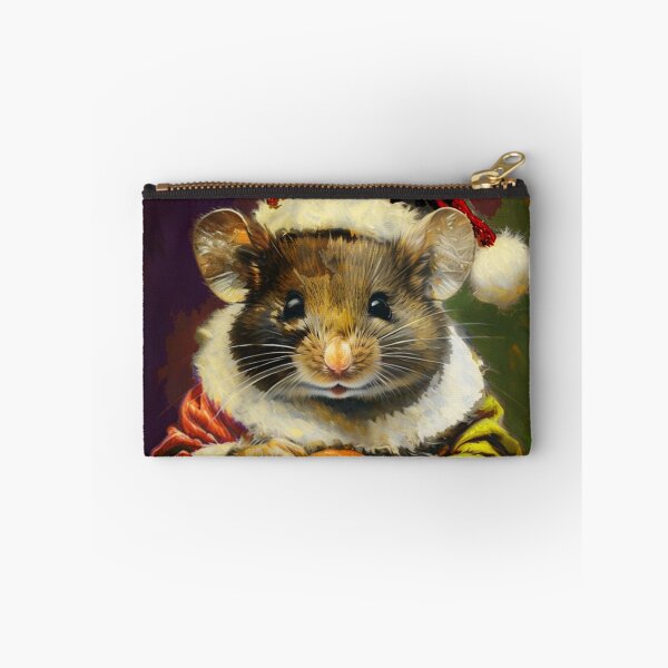 Item preview, Colorful Mouse Santa Portrait | Color Art designed and sold by UnhingedBird.