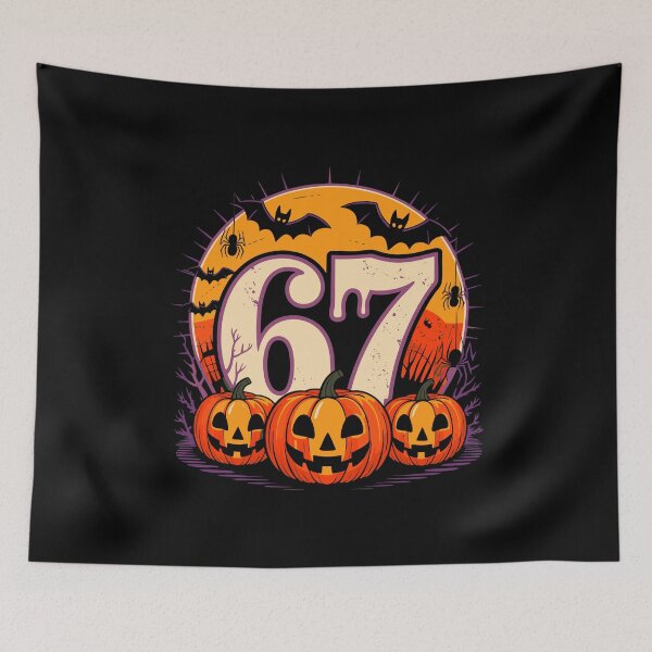 Item preview, 67 Spooky Halloween Craze Pumpkin Bats Spiders Creepy Funny designed and sold by w1ckerman.