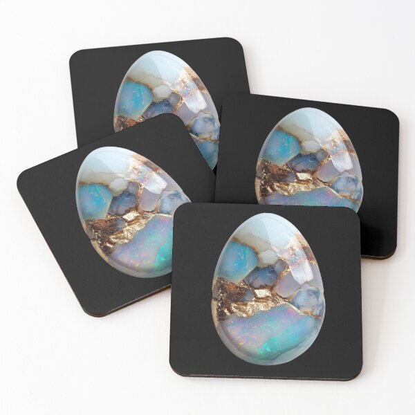 Item preview, Opalite Gemstone with Gold Veins – Iridescent Crystal Mystical Stone designed and sold by Tommy's Arts.