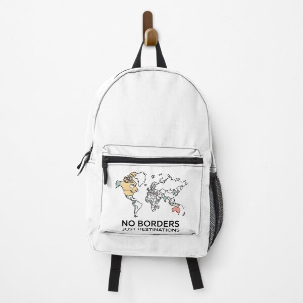 Item preview, No Borders Just Destinations Global Nomad – Minimal World Map designed and sold by 404wearpl.