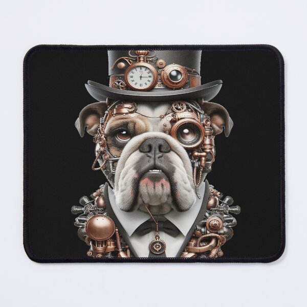 Item preview, English Bulldog Steampunk T-SHirt designed and sold by candiscamera.