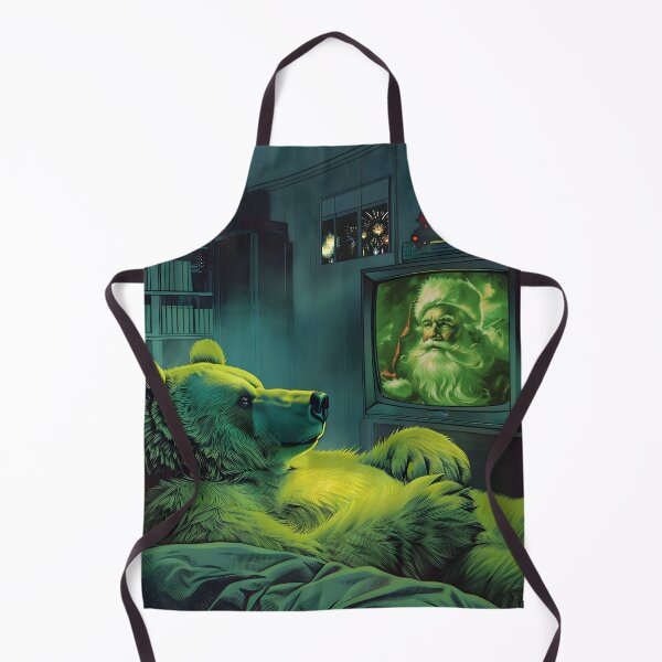 Item preview, Cozy Bear Zombieing Out in Front of the Television | Retro Art designed and sold by UnhingedBird.
