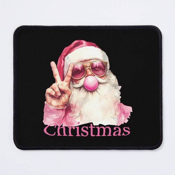 Item preview, Cute Retro Santa Christmas Blowing Bubble Gum Vintage Girly designed and sold by viannkemarad.