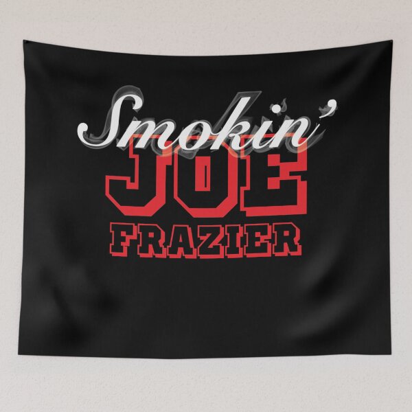 Item preview, Smokin’ Joe Frazier Tribute – Smokey Typography Design designed and sold by simpledarkwavewisdom.