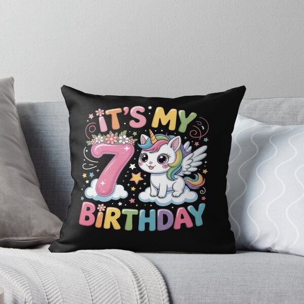 Item preview, 7 Birthday Unicorn designed and sold by jkrphoto.