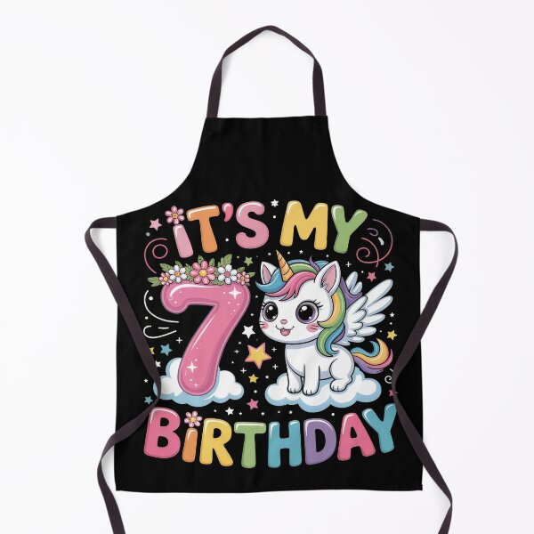 Item preview, 7 Birthday Unicorn designed and sold by jkrphoto.