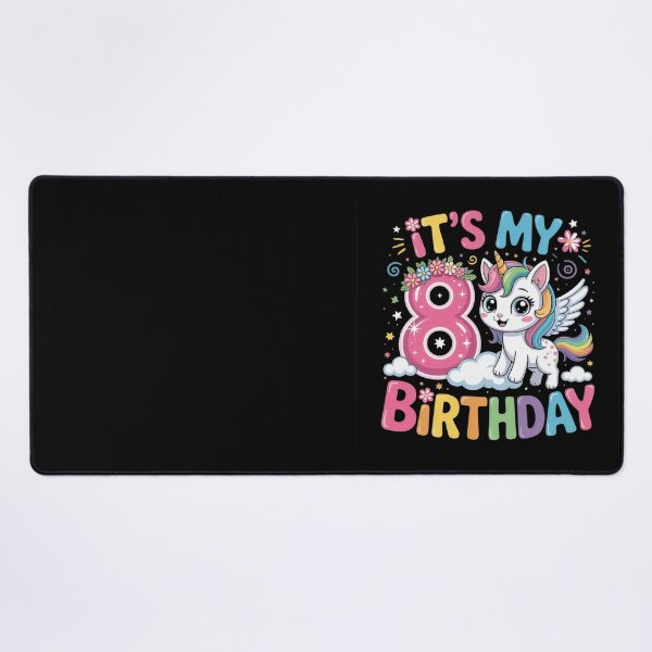 Item preview, 8 Birthday Unicorn designed and sold by jkrphoto.