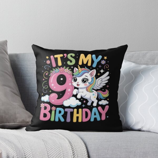 Item preview, 9 Birthday Unicorn designed and sold by jkrphoto.