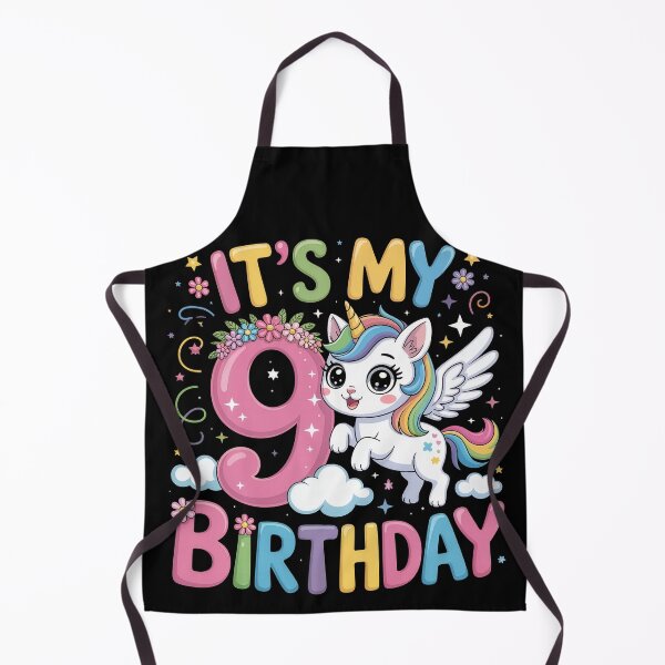 Item preview, 9 Birthday Unicorn designed and sold by jkrphoto.