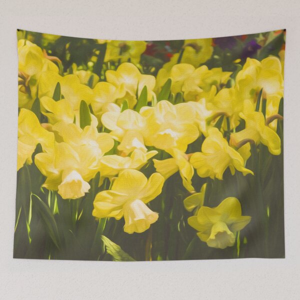 Item preview, Impressions of Gardens - Golden Daffodil Blooms designed and sold by Georgia Mizuleva.