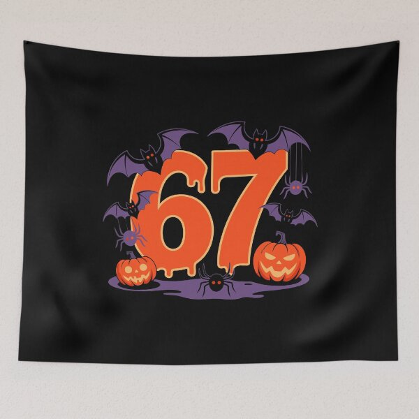 Item preview, 67 Spooky Halloween Craze Pumpkin Bats Spiders Creepy Funny designed and sold by w1ckerman.