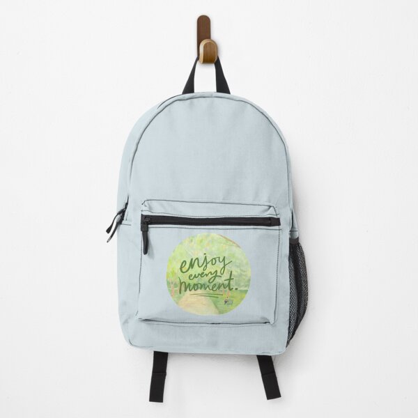 Item preview, Enjoy Every Moment Circle Scenic Nature Design designed and sold by Studio Sonder.