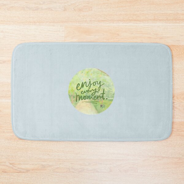 Item preview, Enjoy Every Moment Circle Scenic Nature Design designed and sold by Studio Sonder.