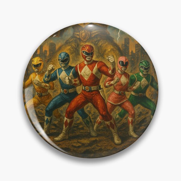 Item preview, Póster retro de MMPR designed and sold by Half Brain Labs.