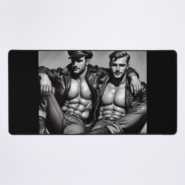 Item preview, 1940 When We Were Young Tom of Finland Tribute Leather Bikers Pride Graphic Design designed and sold by ItsAKinkThing.