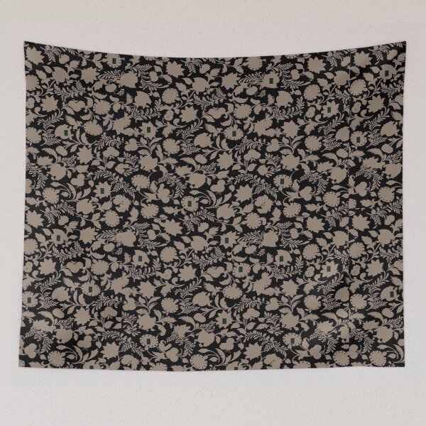 Item preview, mini print 1965 chocolate boulle designed and sold by cobblehill.