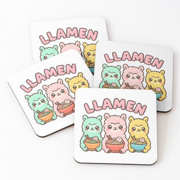 Item preview, Llamen Funny Llama Ramen Pun designed and sold by DamnGoodDesign.