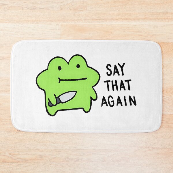 Item preview, Say That Again - Cute Frog designed and sold by oops-I-drew-again.