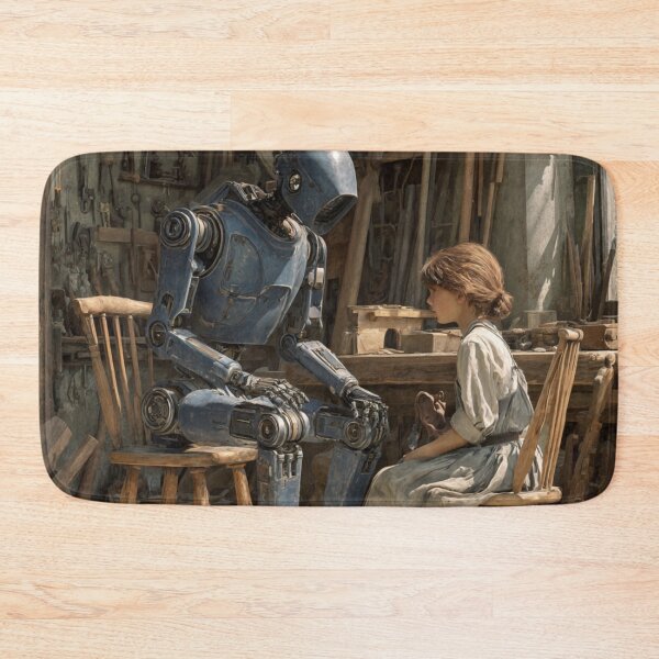 Item preview, Carpenter's Teacher Art Painting designed and sold by GrinGalore.