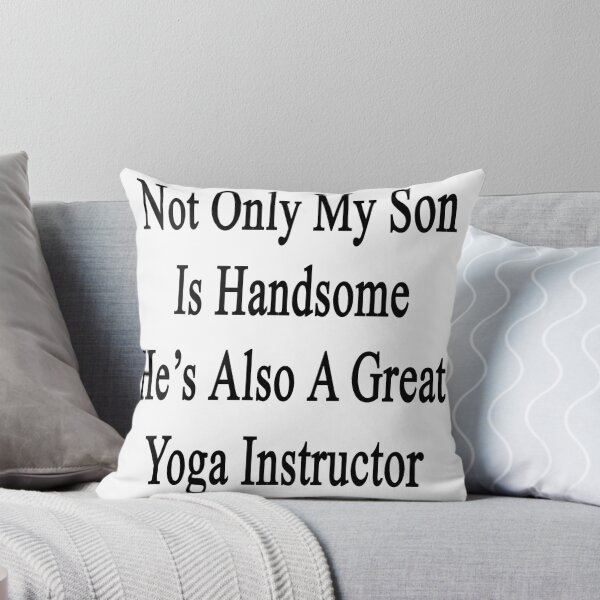 Aperçu de l'œuvre Not Only My Son Is Handsome He's Also A Great Yoga Instructor créée et vendue par supernova23.