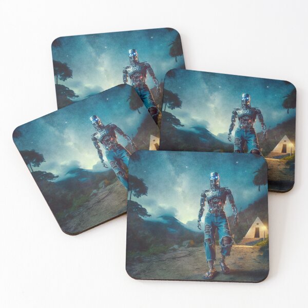 Item preview, Futuristic Robot in Ancient Landscape designed and sold by Phil Perkins.