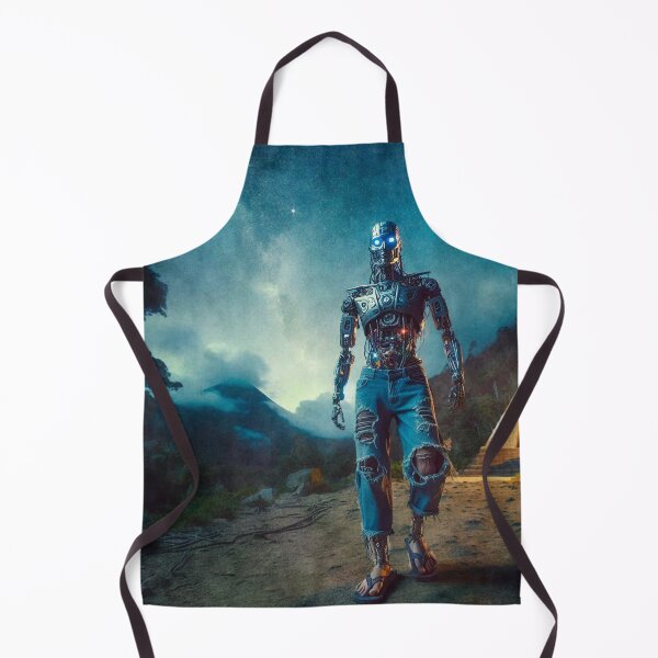 Item preview, Futuristic Robot in Ancient Landscape designed and sold by Phil Perkins.