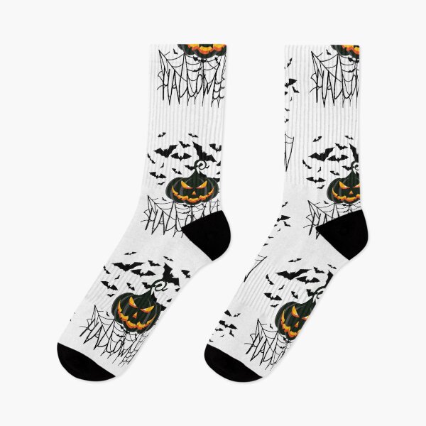 Item preview, Pumpkin and Bats Spooky Halloween Design designed and sold by NxtGenDesigns.