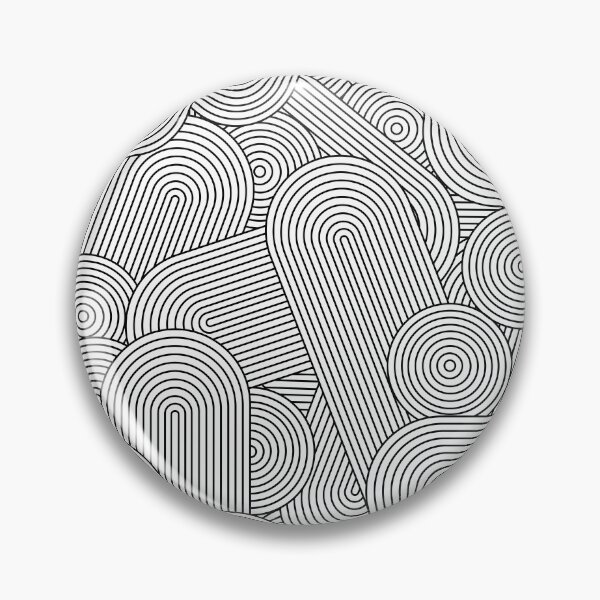Item preview, Mid Century Modern Geometric Black White designed and sold by idovedesign.