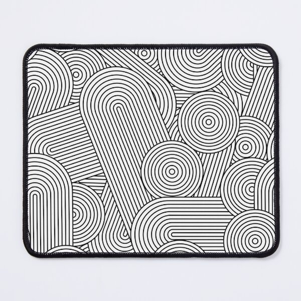 Item preview, Mid Century Modern Geometric Black White designed and sold by idovedesign.