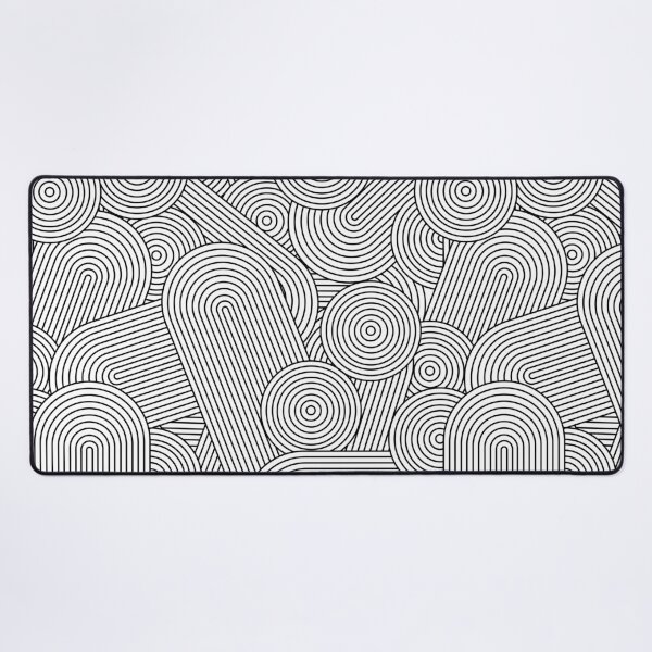 Item preview, Mid Century Modern Geometric Black White designed and sold by idovedesign.